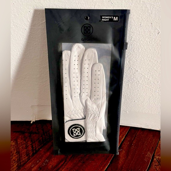 G/FORE | Accessories | Gfore Leather Golf Glove Womens Medium White ...